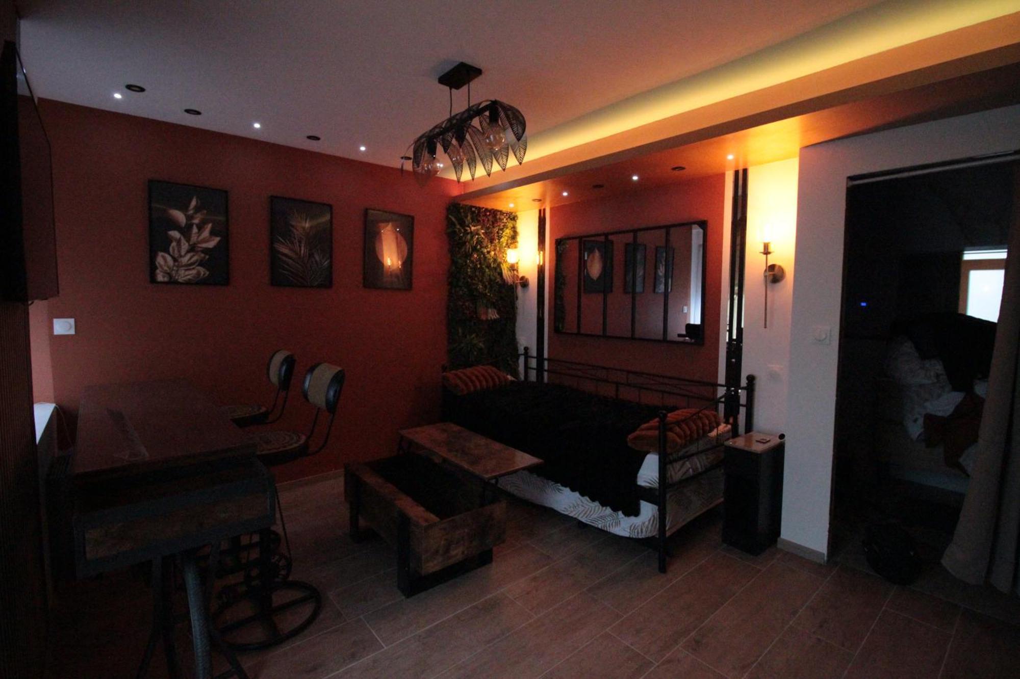 Luxury Studio, Rez De Chaussee, Parking Prive Video Surveillance, Canape Haute Qualite Convertible Couchage 2 Personnes, Centre Ville Proche, Restaurant, Boulangerie 2 Minutes A Pied, Terrasse - 800Metre Carre De Terrain - Gere Par Presta-Zen'Service Verdún Exterior foto